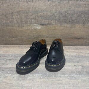 Dr. Martens Black Patent Leather Oxford Shoes Women's Size 8